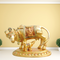 Brass Cow With Calf Statue 2.28kg